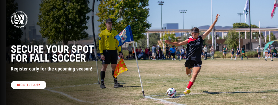 Register for Fall 2026 Soccer!